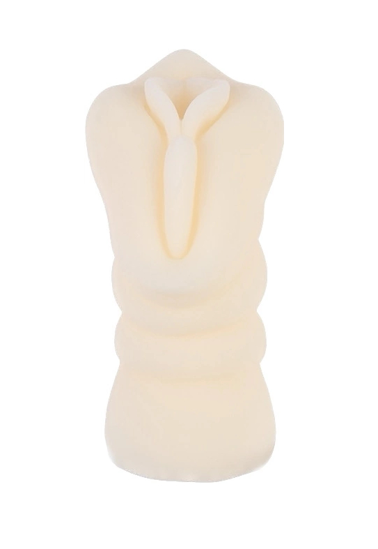 CNT Pocket Pussy компактный реалистичный мастурбатор вагина, 12 см (бежевый) - фото 1