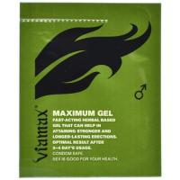 Гель усиливающий эрекцию и объем пениса Maximum gel, 2 мл. (пробник) - Viamax