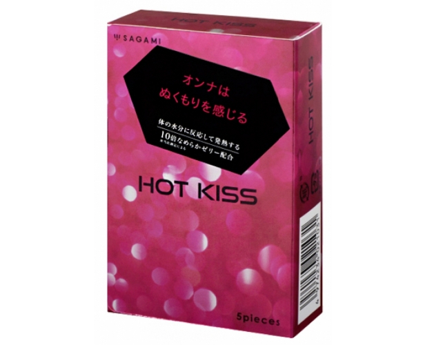 Презервативы с согревающей смазкой Sagami Hot Kiss, 5 шт.