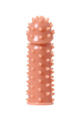 KOKOS - Насадка на пенис реалистичная с дополнительной стимуляцией, 12.7 см (телесный) 
