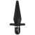 Вибрирующая анальная пробка FSoG Delicious Fullness Vibrating Butt Plug Grey, 3.2 см (чёрный) 