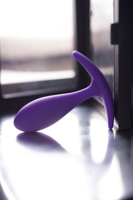 Штучки-дрючки - Водонепроницаемая анальная втулка, 7,2 см (фиолетовый) 