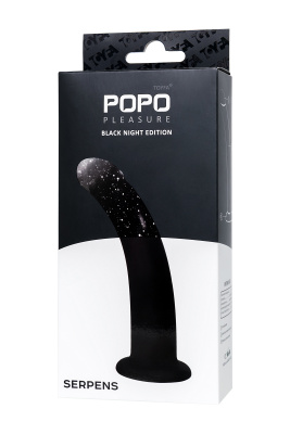 POPO Pleasure by TOYFA - Анальный фаллоимитатор, 13 см (черный)