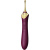 Zalo Bess 2 - Вибратор с 4 сменными насадками: анальная ёлочка, 2 насадки для клитора и 1 стимуляции точки G, 21.9 см (фиолетовый) 