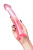 Toyfa Basic Jelly Dildo XL универсальный фаллоимитатор с присоской, 22х4 см (розовый)