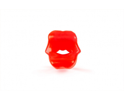 Браззерс - Эрекционное кольцо на член в виде губ, 4х2 см (красный)