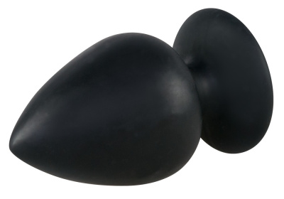 Анальная пробка Black Velvets Extra, 14 см (чёрный) 