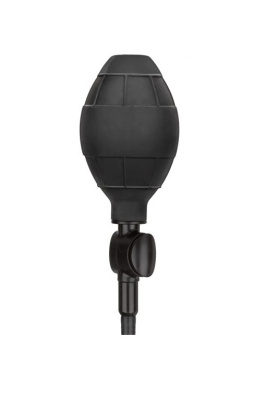 CalExotics Silicone Inflatable Plug средняя надувная анальная пробка с отсоединяющимся шлангом, 10.75х3.25 см (М) 