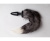 Luxurious Tail - Роскошная анальная пробка с натуральным пушистым лисьим хвостом, 11 см (чёрный) 