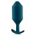 B-vibe Snug Plug 6 - Профессиональная пробка для ношения, 16х5.55 см (морская волна) 