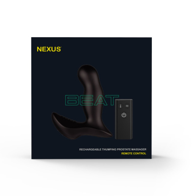 Nexus Beat - Массажер простаты с дистанционным управлением, 13,3х4 см 
