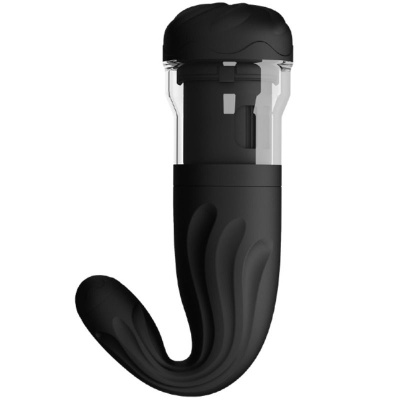 Breton Baile - Автоматический мега-мастурбатор с ротацией, 27.5 см (чёрный)