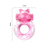 Baile Pink Bear - Эрекционное кольцо с вибрацией (розовый) 