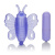 CalExotics Micro-Wireless Venus Butterfly вибромассажер-бабочка, 8.25х7 см (фиолетовый) 