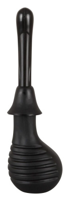 Анальный душ-стимулятор Smart Wash Torque, 11х2 см 220 мл (чёрный)