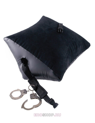 Надувная подушка для секса с наручниками Deluxe Position Master от Pipedream 