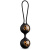 Panthra Zane Geisha Balls - Вагинальные шарики из силикона, 16х3.2 см (черный)