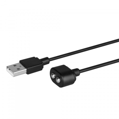 Satisfyer USB Charging Cable white кабель для зарядки для вибромассажеров Satisfyer, 110 см (чёрный) 