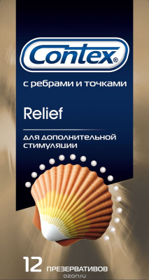 Contex Relief отличные презервативы, 12 шт