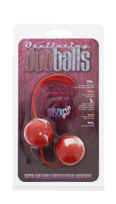Gopaldas Duo Balls - Вагинальные шарики, 3.5 см (красный)