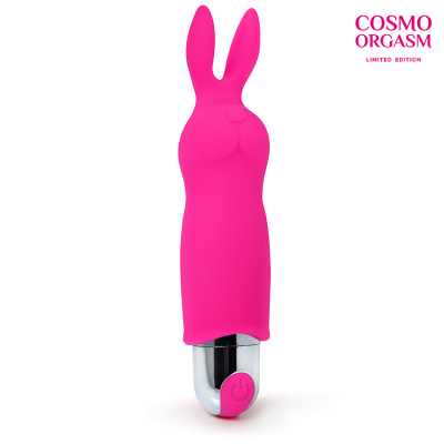 COSMO ORGASM - Мини вибромассажёр для клитора 10 режимов вибрации, 12,5 см (розовый) 