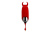 Мини-вибростимулятор Маленький демон, 8.5х2.3 см (красный) 