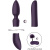 Switch Pleasure Kit #4 - набор состоящий из универсальной базы, двух сменных насадок, маски для глаз и пуховки (фиолетовый) 