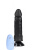 Джага-Джага - Вибромассажер гелевый с присоской №2, 16,3х4 см (черный)