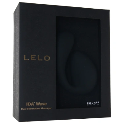 Lelo - Ida Wave Black - Вибромассажер с управлением через приложение, 9.3 см (чёрный) 