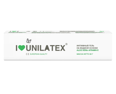 Unilatex Gel Алое вера+Е интимная смазка, 82 гр