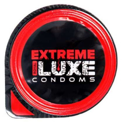 Luxe Extreme Стрела Команчи стимулирующий презерватив с ароматом манго, 1 шт