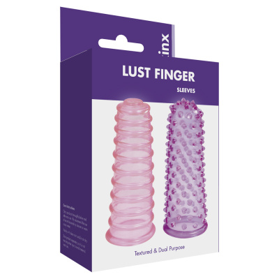 Me You Us Lust Fingers Sleeves - набор насадок на палец или вибратор, 8х3.33 см 