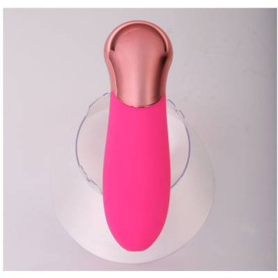 Sucking Vibrator PRO-X5 - Перезаряжаемый вибростимулятор с функцией вакуумной стимуляции, 16 см (розовый) 