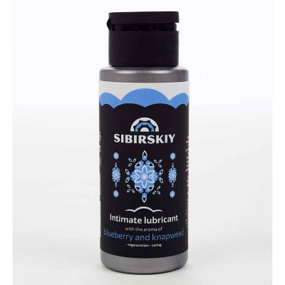 SIBIRSKIY - Пролонгирующий интимный лубрикант  с ароматом черники и василька, 100 мл