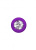 Lola Games Emotions Chummy Purple силиконовая анальная цепочка с стразом в основании, 16х3.5 см (фиолетовый)