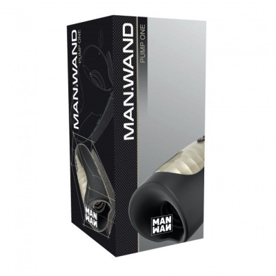 Love to Love Man.Wand Pump One - Мастурбатор с всасыванием, нагревом и вибрацией, 17 см (черный)