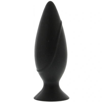 Mojo  - Черная большая анальная пробка, 11х4 см (черный) 