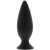 Mojo  - Черная большая анальная пробка, 11х4 см (черный) 