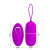 Бархатистое виброяичко  Arvin, 7 см (фиолетовый)