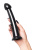 Toyfa Basic Jelly Dildo М универсальный фаллоимитатор с присоской, 18х3.2 см (чёрный)