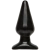 Большая анальная пробка Butt Plug Black Large, 14 см (чёрный) 