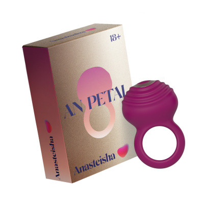 AN Petal - Перезаряжаемое эрекционное кольцо, 7,4 см (фиолетовый) 