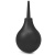 Nexus Anal Douche Black - Анальный душ с обратным клапаном, 12х4 см 224 мл (черный)