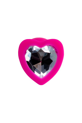 ToDo by Toyfa Diamond Heart - Анальная пробка, 7 см (розовый) 