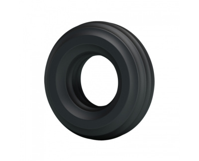 Эластичное эрекционное кольцо от Baile, 4.3 см (чёрный) 