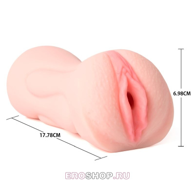 Debby Zemalia - Мастурбатор вагина-ротик, 17.8 см (телесный)