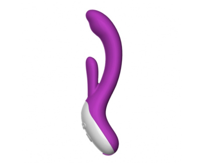 Cadence от Nexus - вибратор кролик с мануальной стимуляцией, 23х3.5 см (фиолетовый)