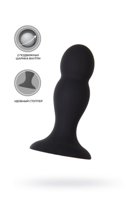 Erotist Hidro M - Анальная пробка,10,5 см (черный) 