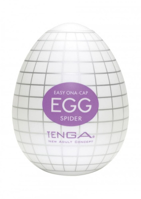 TENGA EGG SPIDER 6 Colors - Мастурбатор яйцо (фиолетовый)