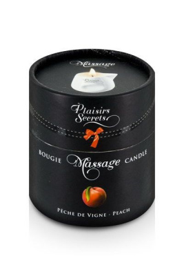 Plaisir Secret Peach - массажная свеча с ароматом персика, 80 мл